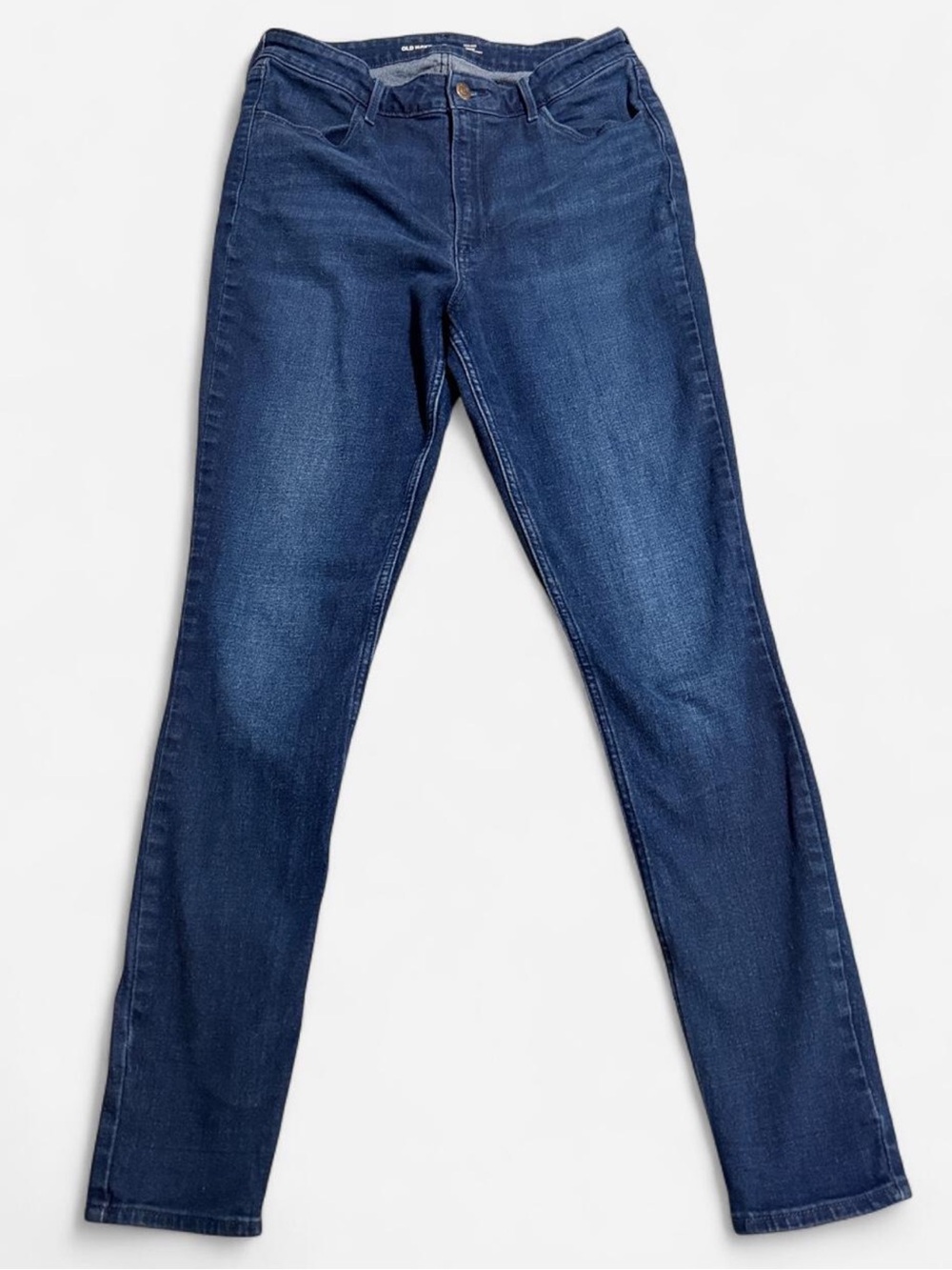 Old Navy Women's Dark Blue Skinny Straight Jeans